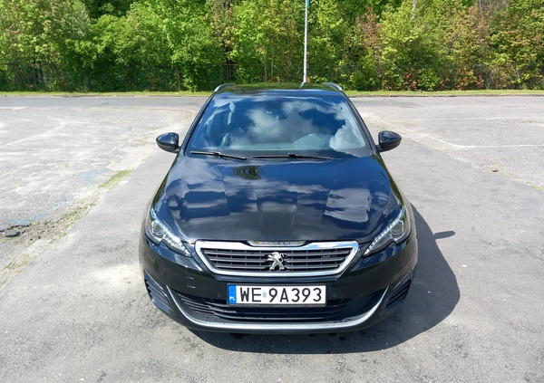 Peugeot 308 cena 58900 przebieg: 144000, rok produkcji 2016 z Warszawa małe 92